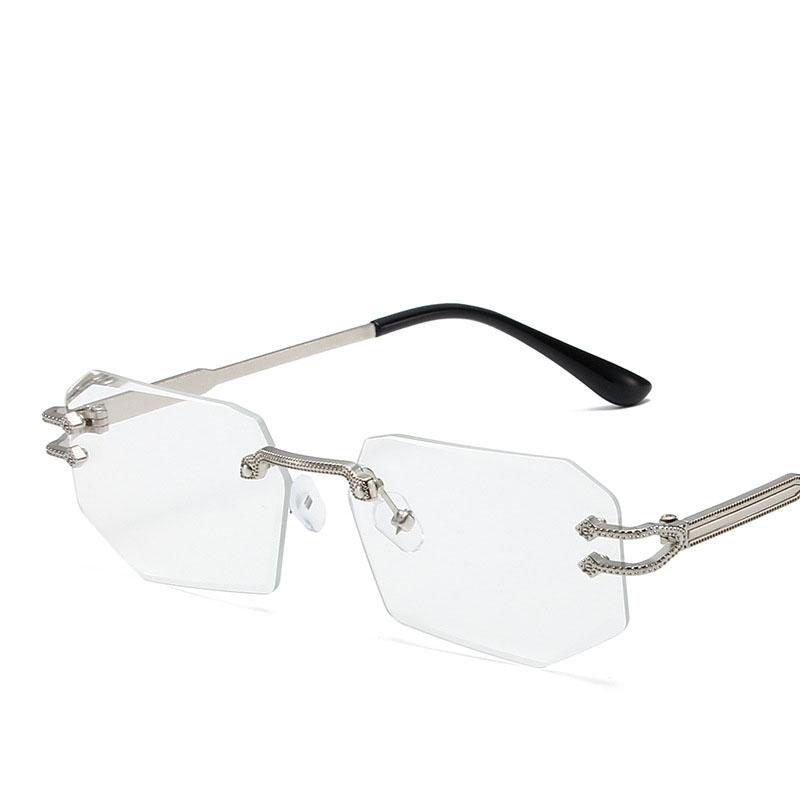 Popular Vintage Rimless Irregular Square Sunglasses Women For Men Luxury Brand Designer Sun Glasses Punk Metal Shades Uv400
Popular Vintage Rimless Irregular Square Sunglasses Women For Men Luxury Brand Designer Sun Glasses Punk Metal Shades Uv400