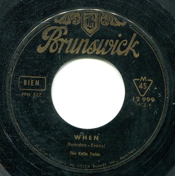 7-дюймовая пластинка KALIN TWINS When 12999 Brunswick 1958 Франция Рок Б/у
7-дюймовая пластинка KALIN TWINS When 12999 Brunswick 1958 Франция Рок Б/у
