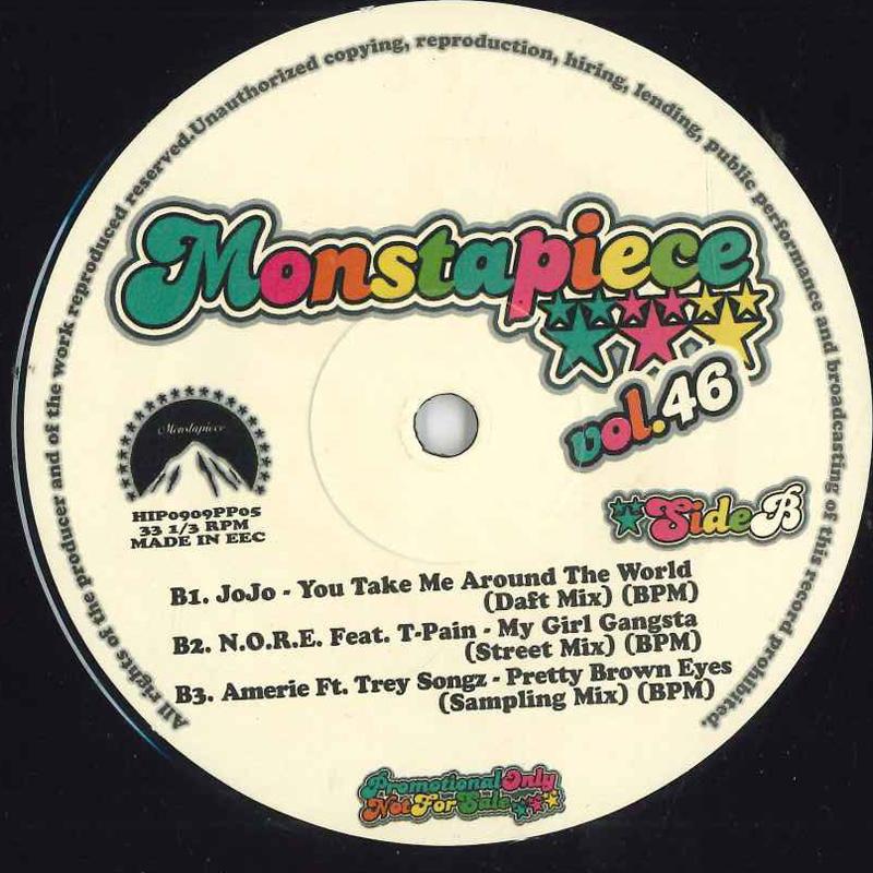 12inch Record VARIOUS Monstapiece Vol.46 HIP0909PP05 MONSTAPIECE 2009 Unknown Rap HipHopRB Used
12inch Record VARIOUS Monstapiece Vol.46 HIP0909PP05 MONSTAPIECE 2009 Unknown Rap HipHopRB Used