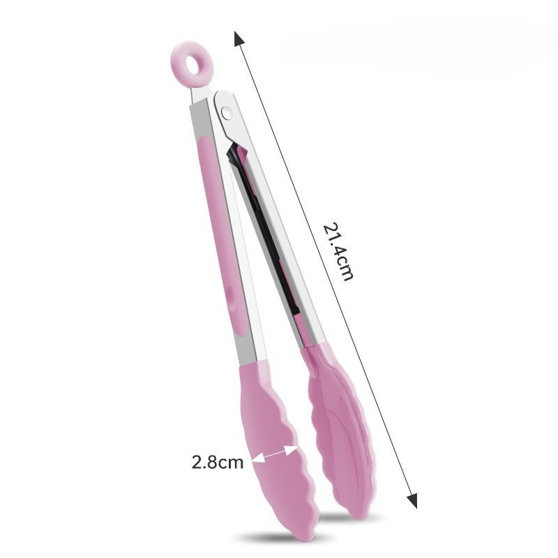 Щипці для їжі Силіконові щипці для барбекю Щипці для салату Антипригарний затискач для барбекю Інструменти та гаджети з нержавіючої сталі рожевий
Щипці для їжі Силіконові щипці для барбекю Щипці для салату Антипригарний затискач для барбекю Інструменти та гаджети з нержавіючої сталі рожевий