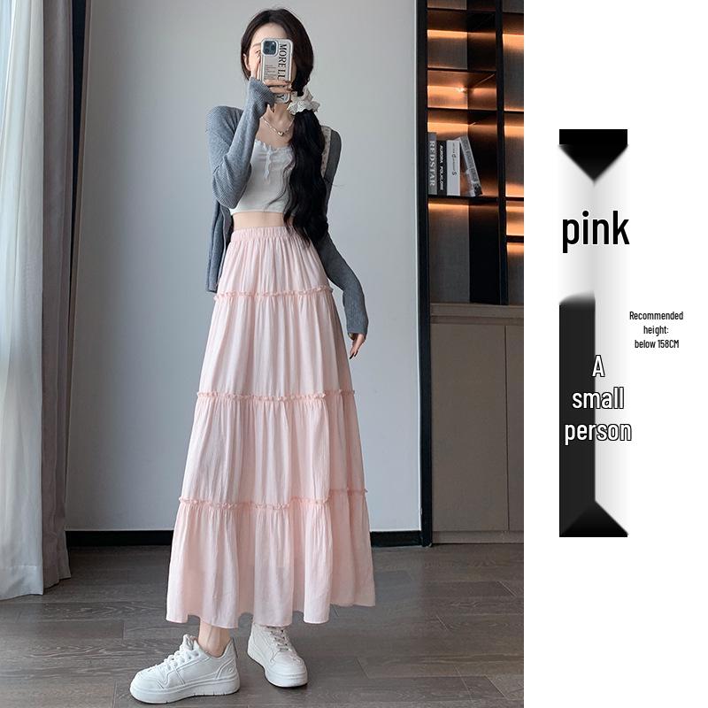 Spring 2026 Pink High-Waist Pleated A-Line Skirt for Plus Size Women M (96-110 lbs)
Spring 2026 Pink High-Waist Pleated A-Line Skirt for Plus Size Women M (96-110 lbs)