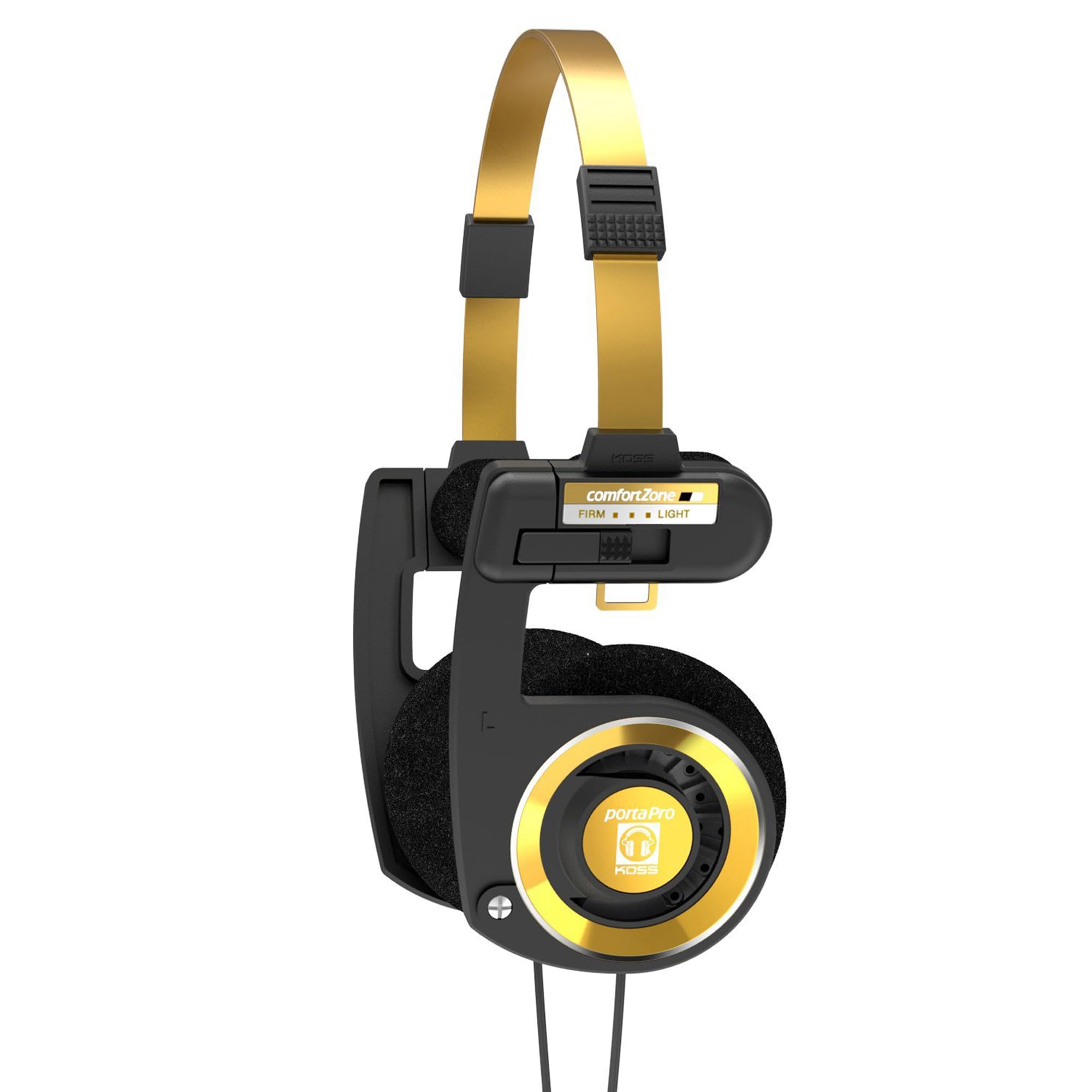 Koss Porta Pro Limited Edition On-Ear Headphones Black and Gold In-Line Mic Volume Control Touch Remote Wired 3.5mm
Koss Porta Pro Limited Edition On-Ear Headphones Black and Gold In-Line Mic Volume Control Touch Remote Wired 3.5mm