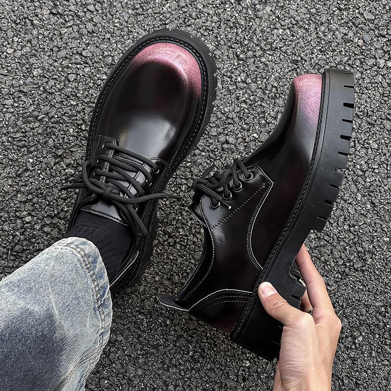 Leather shoes men s retro British style business dress casual shoes summer soft-soled leather shoes 3138-J 46 фіолетовий
Leather shoes men s retro British style business dress casual shoes summer soft-soled leather shoes 3138-J 46 фіолетовий