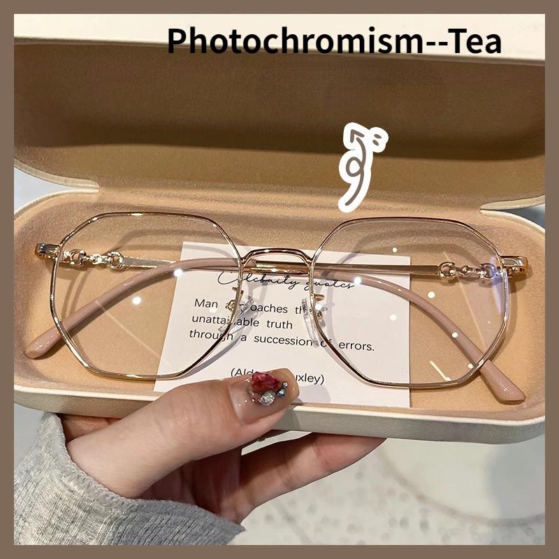 Фотохромные очки для близорукости Очки, устойчивые к синему свету Очки для девочек с большой оправой для близорукости Готовый продукт -3.5
Фотохромные очки для близорукости Очки, устойчивые к синему свету Очки для девочек с большой оправой для близорукости Готовый продукт -3.5