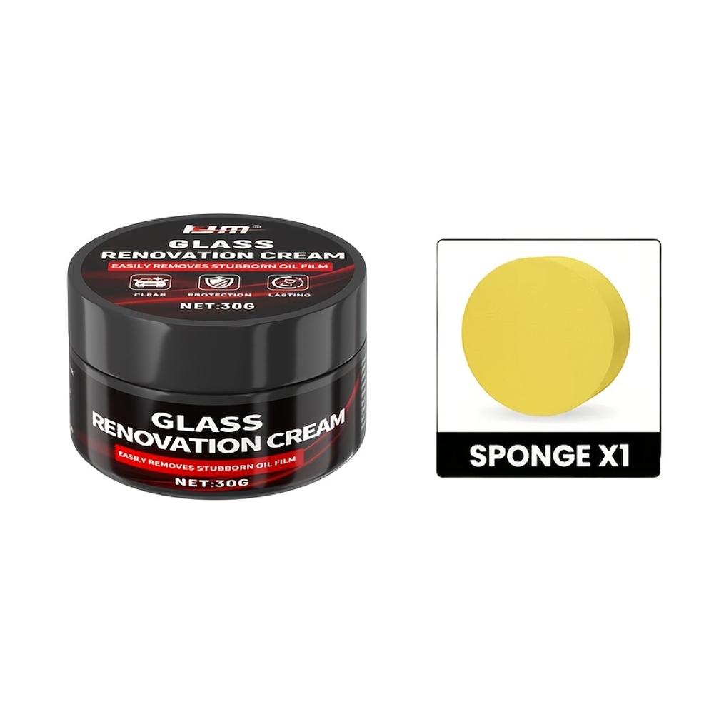 30g Car Glass Polishing Paste - Windscreen Renewal & Oxidation Removal, Long-Lasting Protection, Scratch Repair, Wiper Rattle El
30g Car Glass Polishing Paste - Windscreen Renewal & Oxidation Removal, Long-Lasting Protection, Scratch Repair, Wiper Rattle El