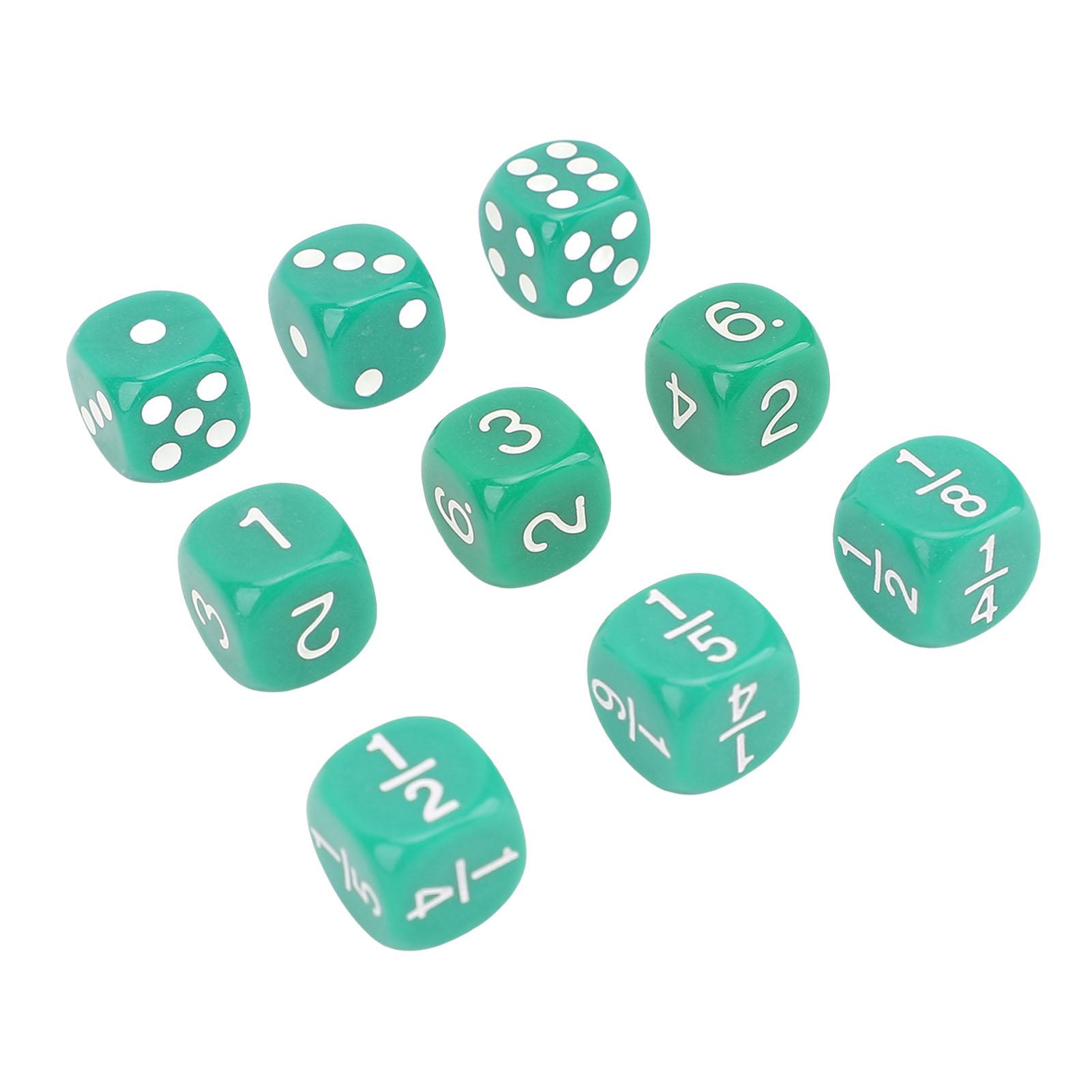 30Pcs 16mm Standard 6 Sided Dice Set Plastic Educational Board Game Math Game Dice for Home Classroom Party Gathering
30Pcs 16mm Standard 6 Sided Dice Set Plastic Educational Board Game Math Game Dice for Home Classroom Party Gathering