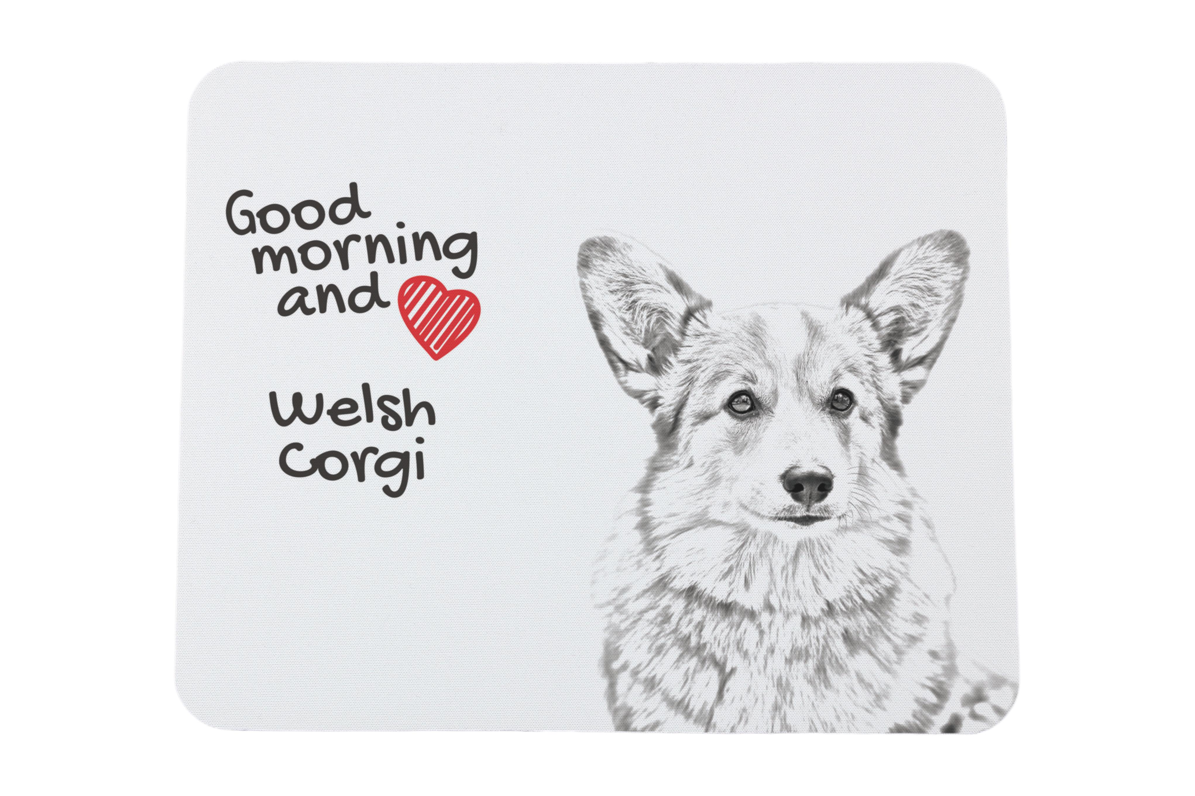 Pembroke Welsh Corgi - mouse pad with print, personalized dog-themed mouse pad, unique gadget for an office worker by Art-Dog brand білий
Pembroke Welsh Corgi - mouse pad with print, personalized dog-themed mouse pad, unique gadget for an office worker by Art-Dog brand білий