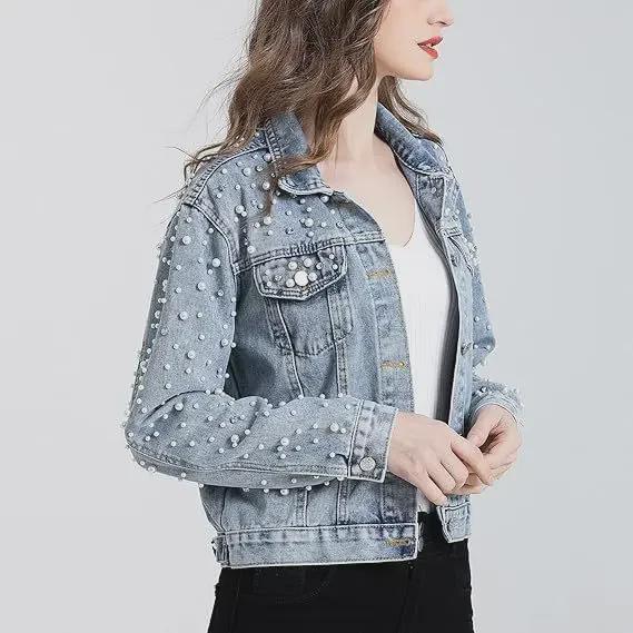 Women s Slim Fit Rhinestone Denim Jacket - Fashionable Heavy Industry Design XL чорний
Women s Slim Fit Rhinestone Denim Jacket - Fashionable Heavy Industry Design XL чорний