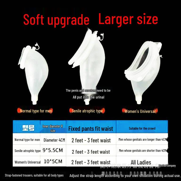 Elderly Incontinence Urine Collection Bag with TPE Funnel and PVC Tube White Cloth Sleeve
Elderly Incontinence Urine Collection Bag with TPE Funnel and PVC Tube White Cloth Sleeve