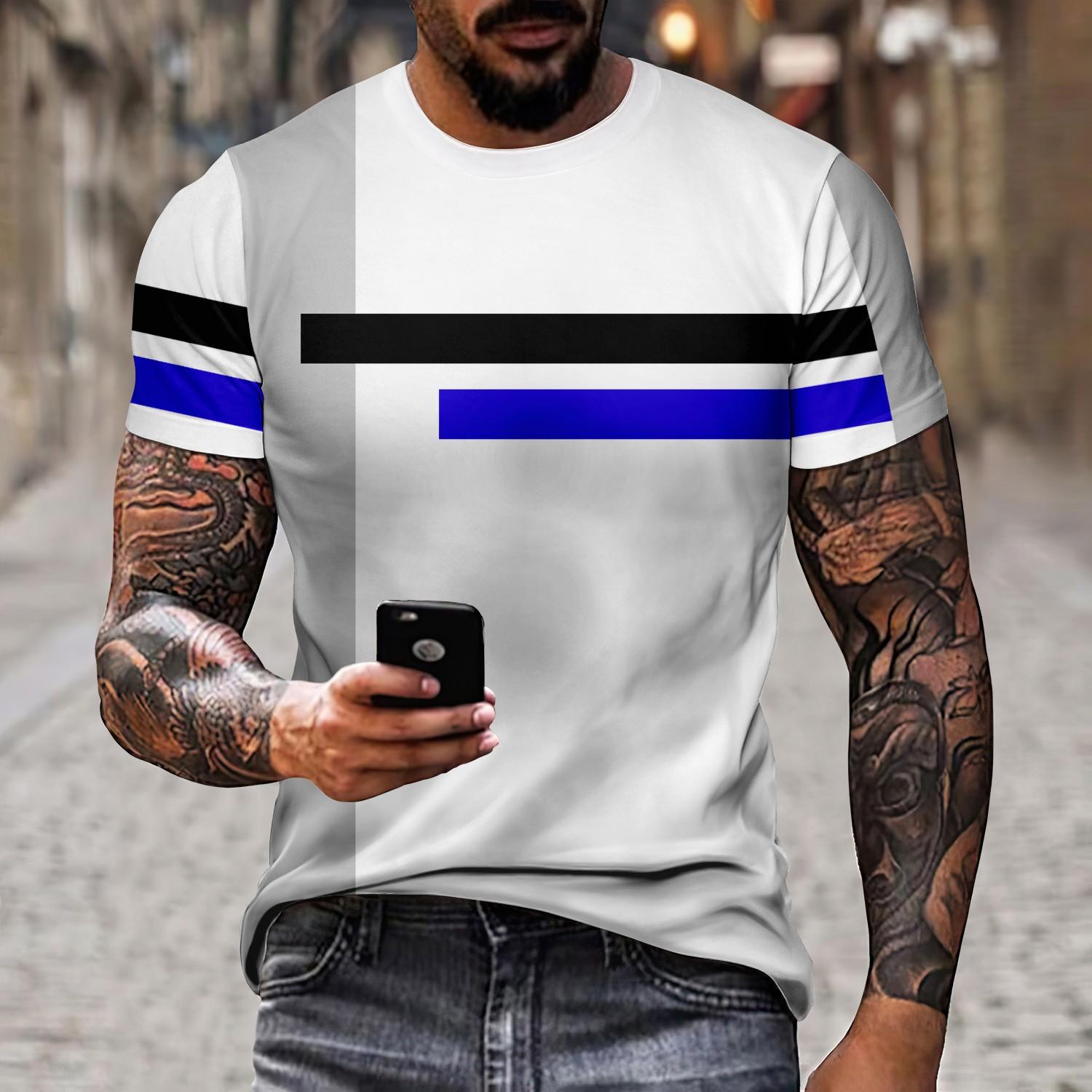 Летняя мужская футболка с короткими рукавами и 3D-принтом в стиле пэчворк для мужского спорта, отдыха, индивидуальности, модной тенденции, мужской одежды 6XL
Летняя мужская футболка с короткими рукавами и 3D-принтом в стиле пэчворк для мужского спорта, отдыха, индивидуальности, модной тенденции, мужской одежды 6XL