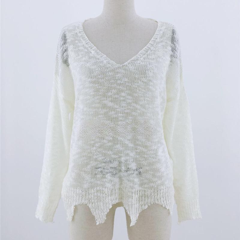 IHUASU Женский осенне-зимний трикотаж с V-образным вырезом и легким свободным верхом XL белый
IHUASU Женский осенне-зимний трикотаж с V-образным вырезом и легким свободным верхом XL белый