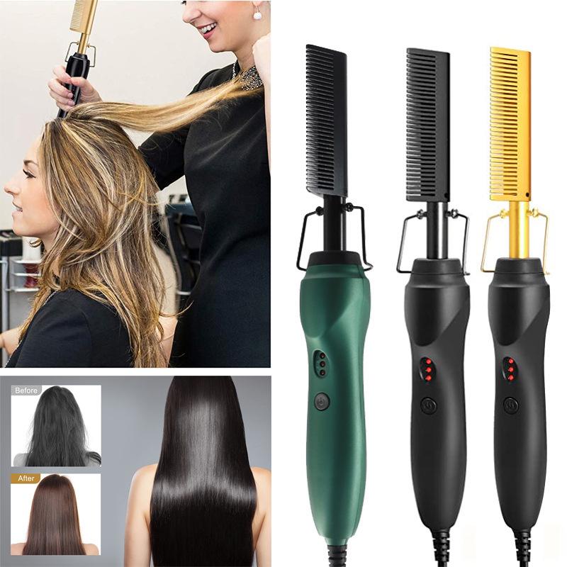 Wet and Dry Electric Heating Copper Comb - Straightening, Perming, Curling Iron Hairdressing Tool
Wet and Dry Electric Heating Copper Comb - Straightening, Perming, Curling Iron Hairdressing Tool