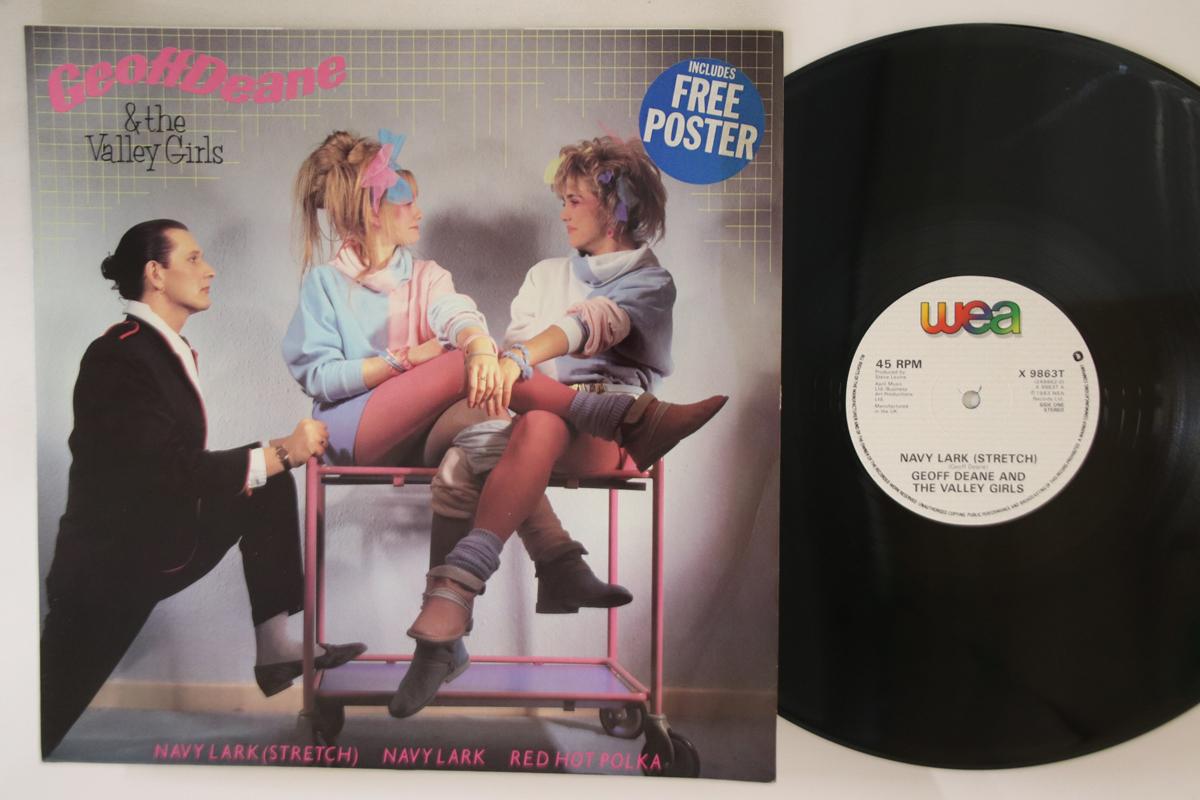 12inch Record GEOFF DEANE & THE VALLEY GIRLS - Navy Lark (Stretch) X9863T WEA 1983 UK Pop Used
12inch Record GEOFF DEANE & THE VALLEY GIRLS - Navy Lark (Stretch) X9863T WEA 1983 UK Pop Used