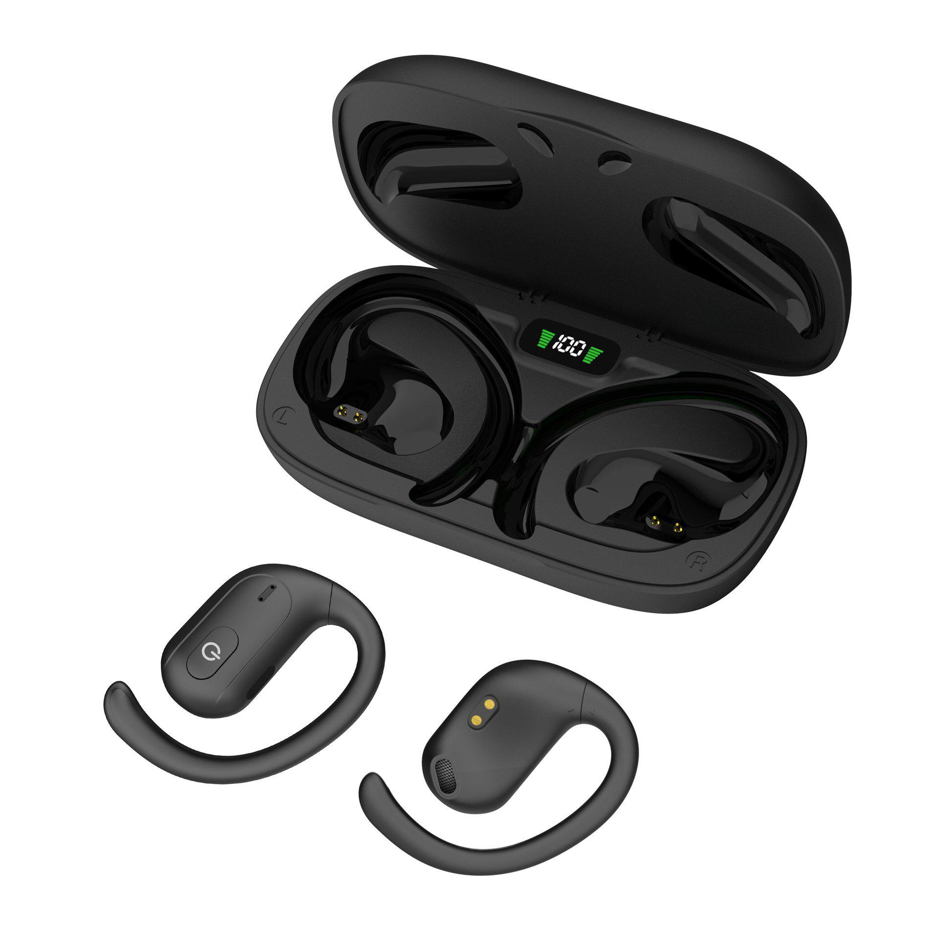 OW S Open-Ear TWS Waterproof Bluetooth Sport Earbuds with Air Conduction AS15 Black
OW S Open-Ear TWS Waterproof Bluetooth Sport Earbuds with Air Conduction AS15 Black