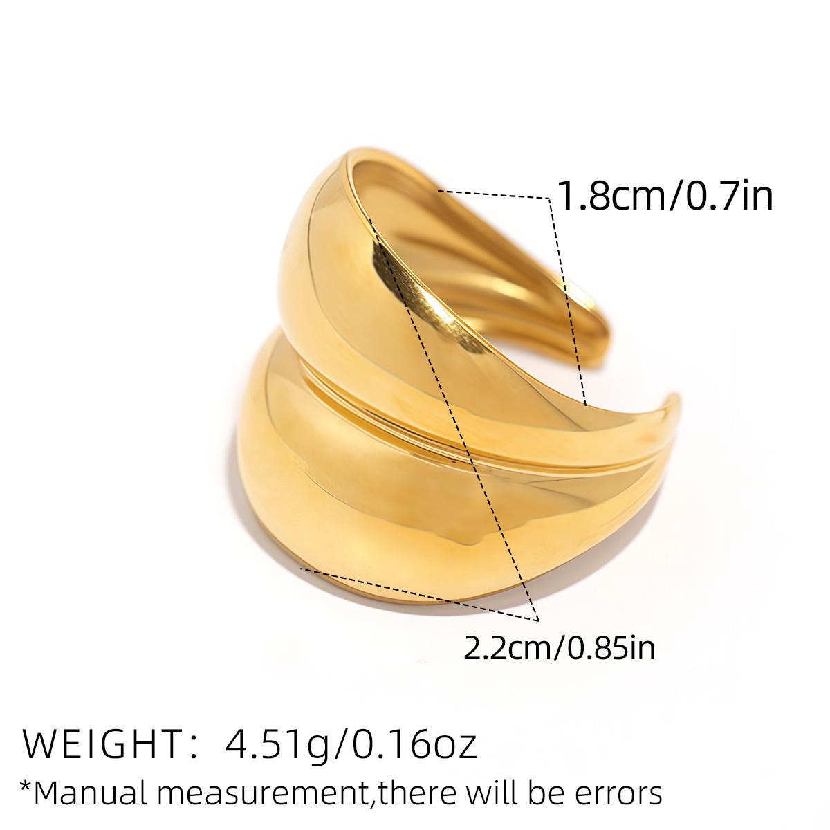 Minimalist Smooth Stainless Steel Metal Geometric Adjustable open Ring Waterproof 18K PVD Plated Distinctive Zircon Bijoux New 8
Minimalist Smooth Stainless Steel Metal Geometric Adjustable open Ring Waterproof 18K PVD Plated Distinctive Zircon Bijoux New 8