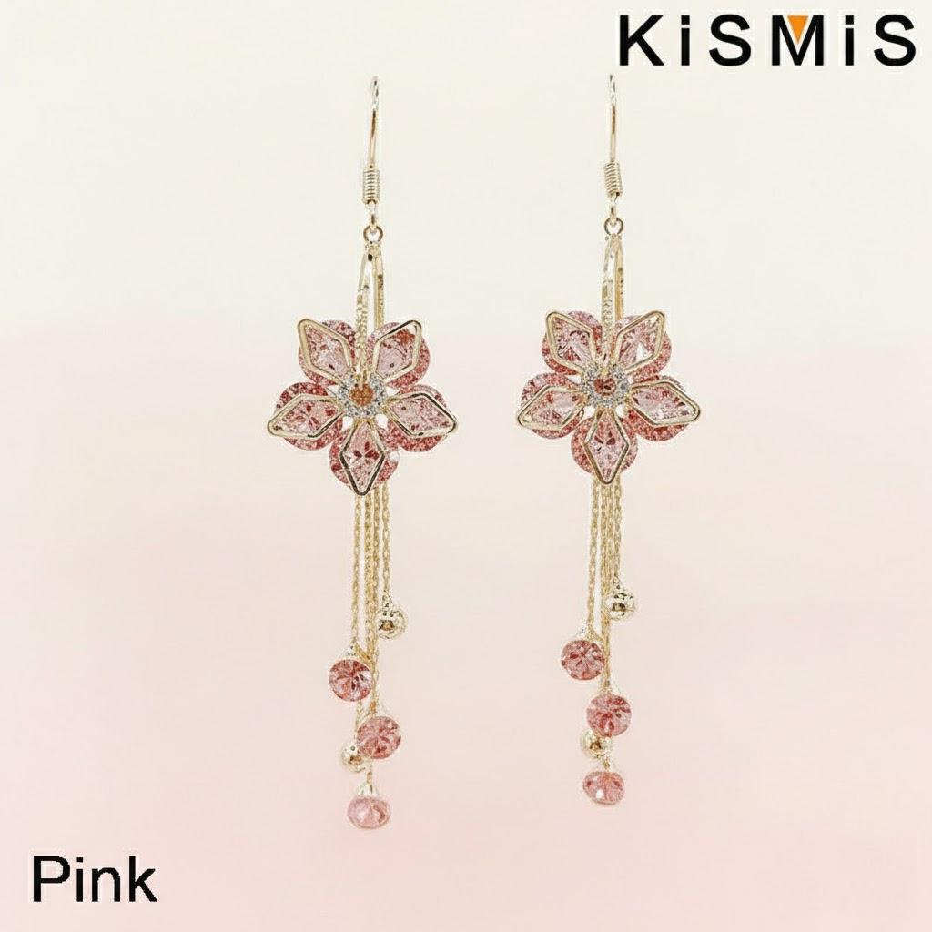 Fashion Super Flash Crystal Flower Earrings 1 Pair Stunning Jewelry Gift for Women Party Accessory Elegant Dangle Earrings рожевий
Fashion Super Flash Crystal Flower Earrings 1 Pair Stunning Jewelry Gift for Women Party Accessory Elegant Dangle Earrings рожевий