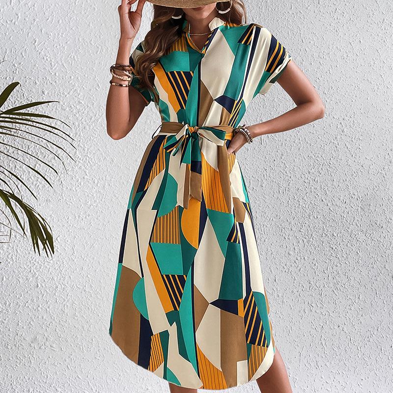 Модное летнее эластичное длинное платье с завязками, подходящим по цвету, с V-образным вырезом, коротким рукавом, свободное вечернее макси-платье, женское платье в стиле «отпуск», бохо-пляжное платье XL