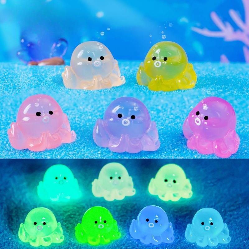 Micro-landscape Seven-color Luminous Small Octopus Decorative Item Seawater Bottom Fish Tank Landscape Resin Handicraft
Micro-landscape Seven-color Luminous Small Octopus Decorative Item Seawater Bottom Fish Tank Landscape Resin Handicraft