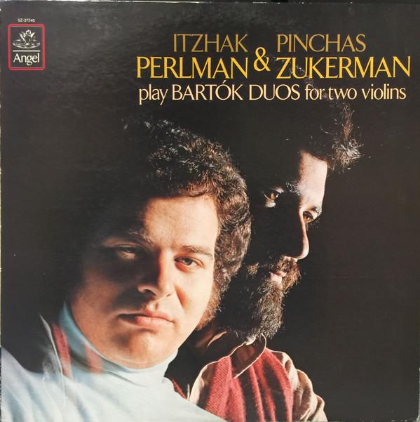 LP Record BÉLA BARTÓK - ITZHAK PERLMAN, PINCH - Bartok Duos For Two Violins SZ37540 Angel Records 1981 US Classical Used
LP Record BÉLA BARTÓK - ITZHAK PERLMAN, PINCH - Bartok Duos For Two Violins SZ37540 Angel Records 1981 US Classical Used