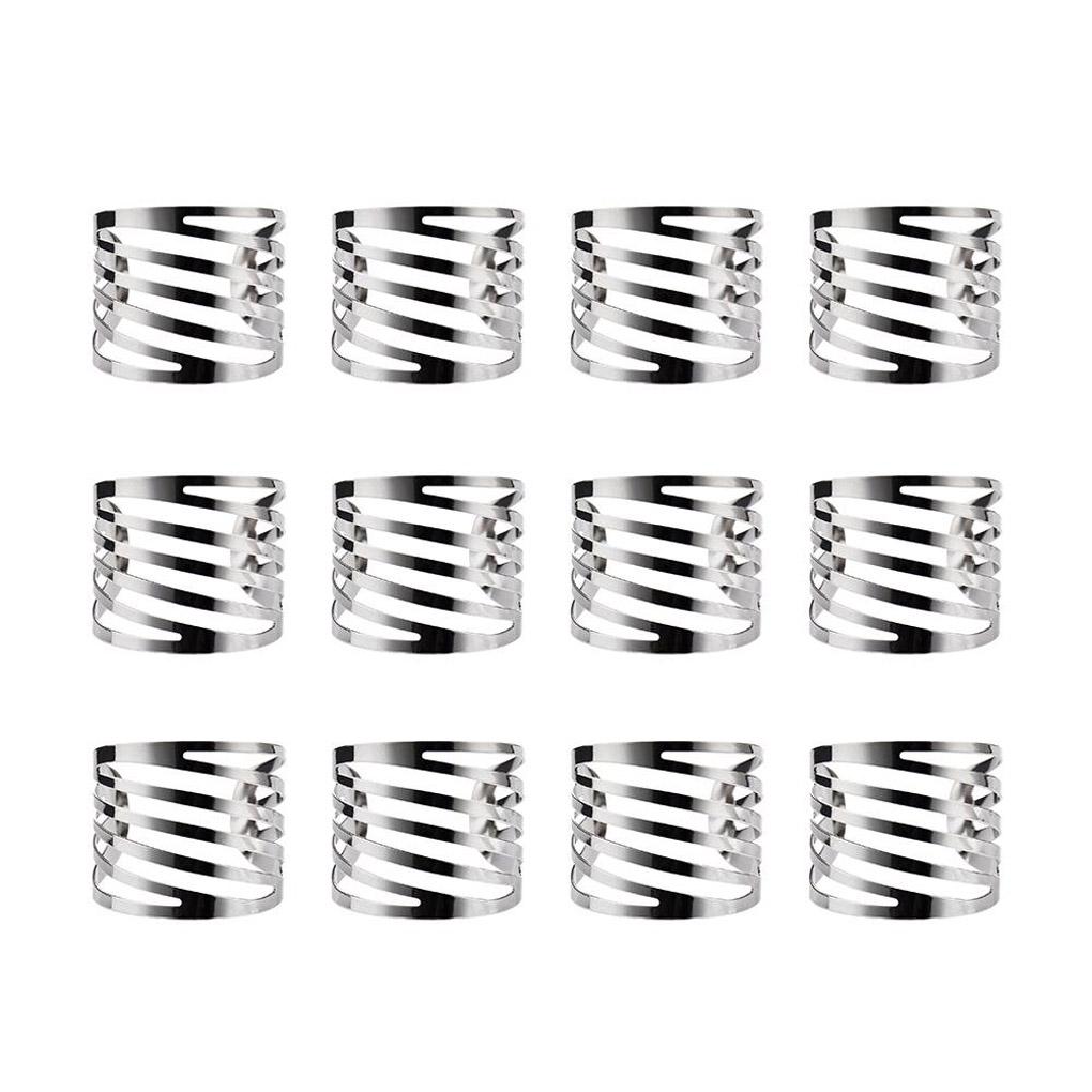 Pack of 12 Wedding Birthday Party Napkin Rings Ornament Hollow Out Buckle Holder Accessory Household Hotel
Pack of 12 Wedding Birthday Party Napkin Rings Ornament Hollow Out Buckle Holder Accessory Household Hotel