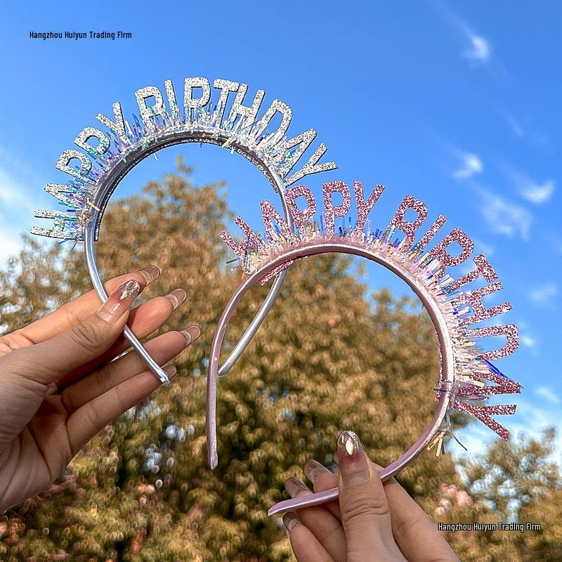 Colorful Shiny Birthday Party Headband for Kids Orange Happy Birthday Headband
Colorful Shiny Birthday Party Headband for Kids Orange Happy Birthday Headband