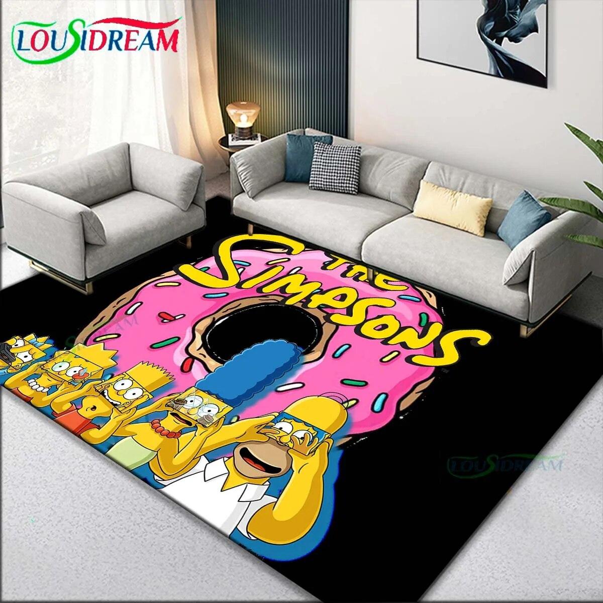Cartoon The Simpson Rugs and Carpets for Living Room Rug Carpet for Living Room Bedroom Gift Home Decoration
Cartoon The Simpson Rugs and Carpets for Living Room Rug Carpet for Living Room Bedroom Gift Home Decoration