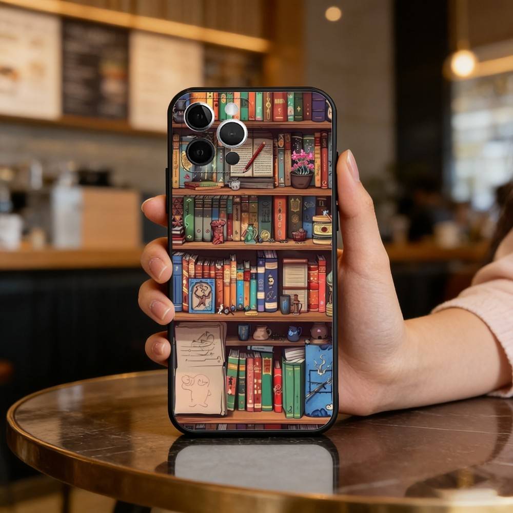C-Creative B-Bookshelf Phone Case For iPhone 17,16,15,14,13,12,11 Plus,Pro Max,Soft Silicone Black Cover iPhone17
C-Creative B-Bookshelf Phone Case For iPhone 17,16,15,14,13,12,11 Plus,Pro Max,Soft Silicone Black Cover iPhone17