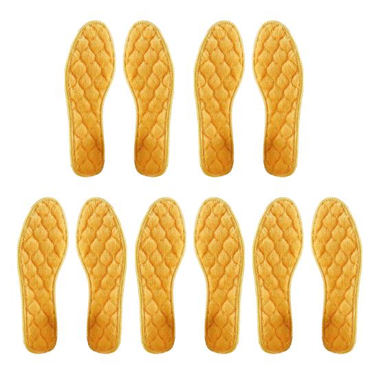 5 Pairs Warm Winter Insoles Shoe Inserts Thick Plush Insoles Fleece Lined Anti-slip for Winter 35 жовтий
5 Pairs Warm Winter Insoles Shoe Inserts Thick Plush Insoles Fleece Lined Anti-slip for Winter 35 жовтий