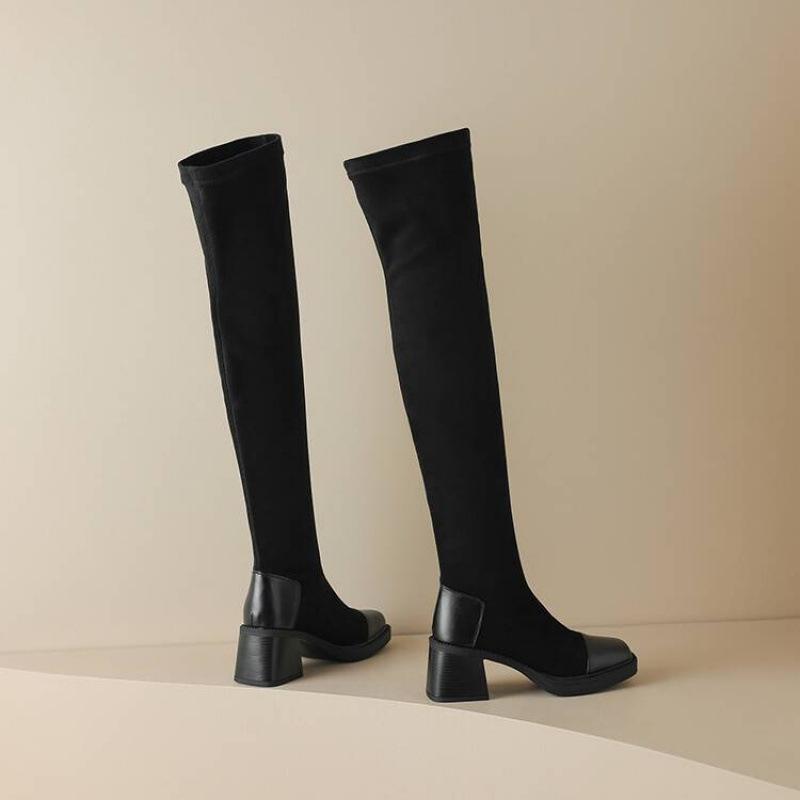 Корейская версия осенне-зимние замшевые ботфорты большого размера однотонные резиновая подошва нескользящие удобные на толстой подошве кожаные ботинки новые Мартин б 39 чёрный
Корейская версия осенне-зимние замшевые ботфорты большого размера однотонные резиновая подошва нескользящие удобные на толстой подошве кожаные ботинки новые Мартин б 39 чёрный