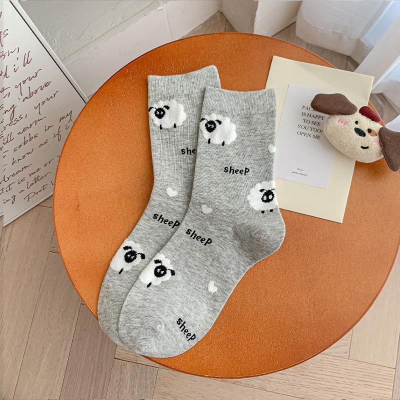 Женские осенние новые мультяшные милые стерео носки-гольфы в студенческом стиле с рисунком ягненка 1 pair светло-серый
Женские осенние новые мультяшные милые стерео носки-гольфы в студенческом стиле с рисунком ягненка 1 pair светло-серый