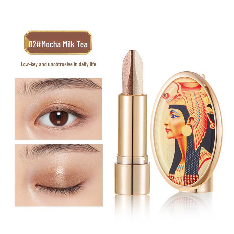 AGAG Two-Tone Light Luxury Eyeshadow Stick: Highly Pigmented, One-Swipe Pearl Shimmer in Earth Tones.
AGAG Two-Tone Light Luxury Eyeshadow Stick: Highly Pigmented, One-Swipe Pearl Shimmer in Earth Tones.
