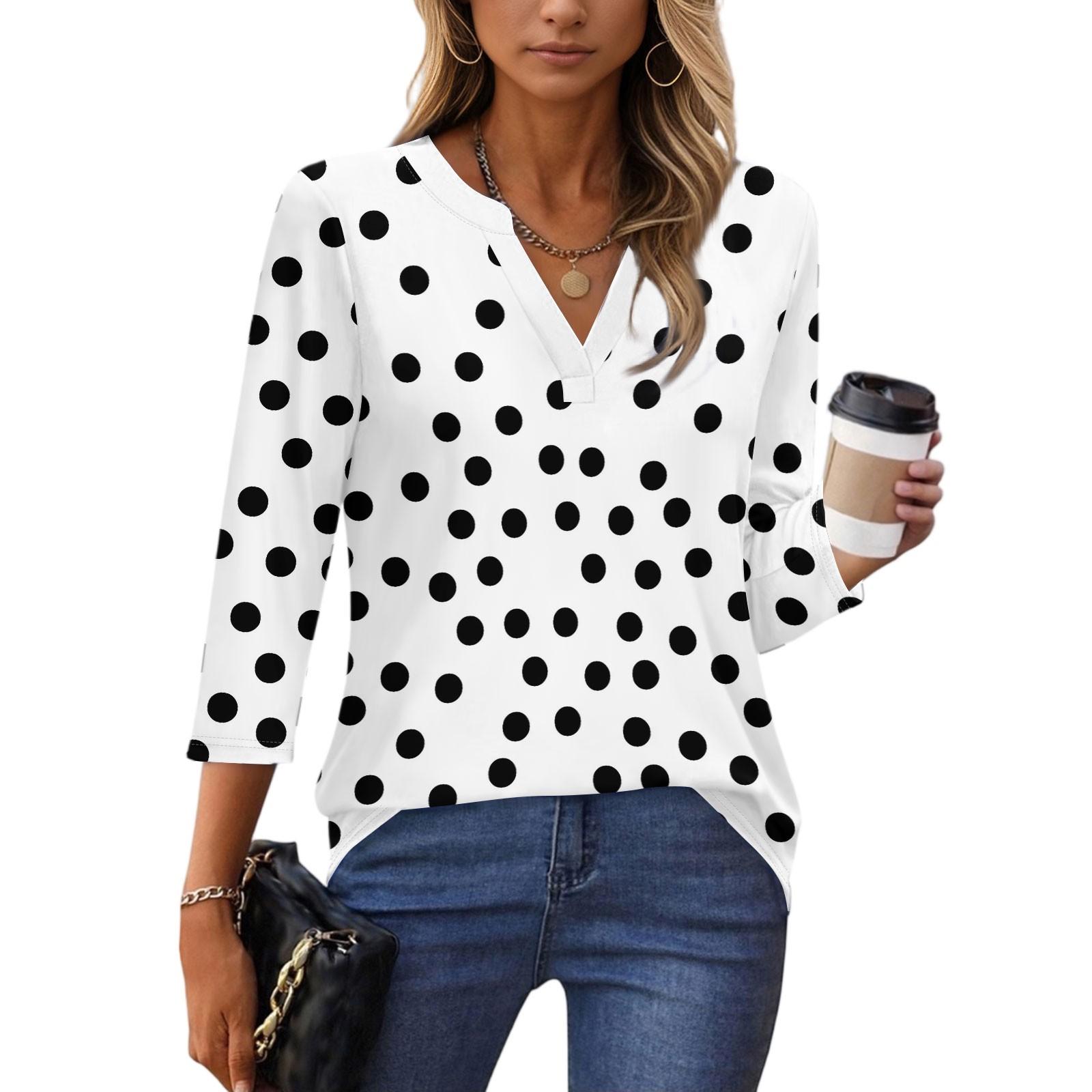 3/4 Sleeve Shirts For Women Tees Blouses Casual Plus Size Basic Tops Pullover Ladies Tunic Blouses M білий
3/4 Sleeve Shirts For Women Tees Blouses Casual Plus Size Basic Tops Pullover Ladies Tunic Blouses M білий