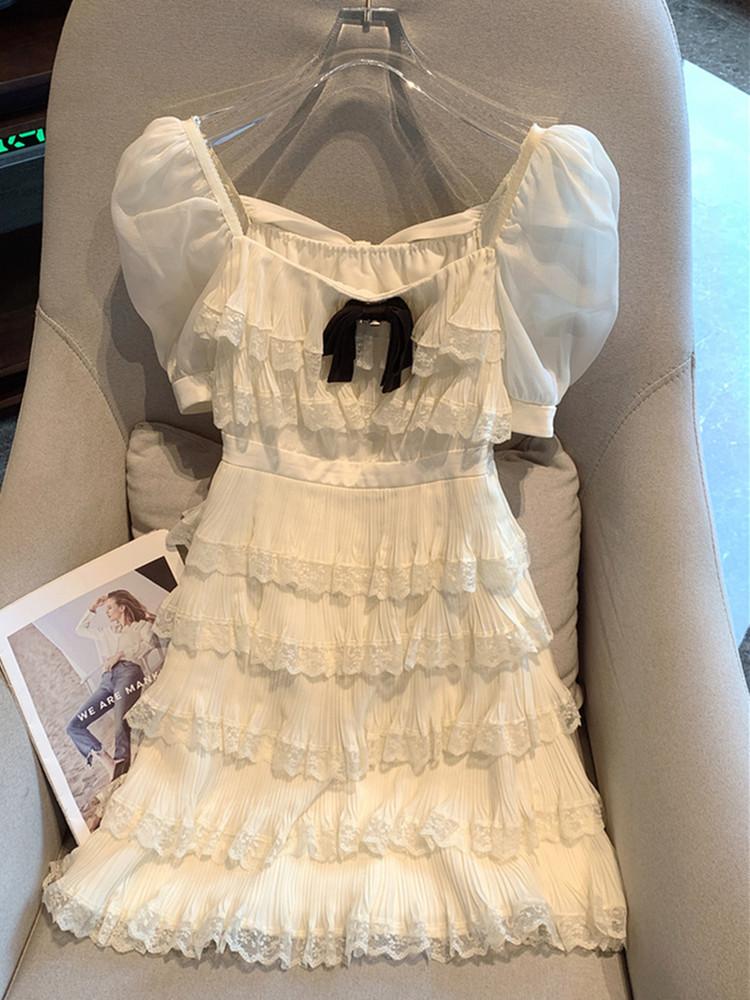 Летнее кружевное лоскутное шифоновое платье принцессы с каскадными оборками, многослойное мини-платье для торта, женская одежда, платье для дня рождения L бежевый
Летнее кружевное лоскутное шифоновое платье принцессы с каскадными оборками, многослойное мини-платье для торта, женская одежда, платье для дня рождения L бежевый
