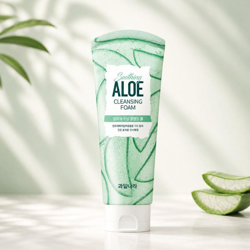 Welcos Fruitland Fresh Aloe Успокаивающая очищающая пенка для лица 130 г Увлажняющее средство для умывания Корейский уход за кожей
Welcos Fruitland Fresh Aloe Успокаивающая очищающая пенка для лица 130 г Увлажняющее средство для умывания Корейский уход за кожей