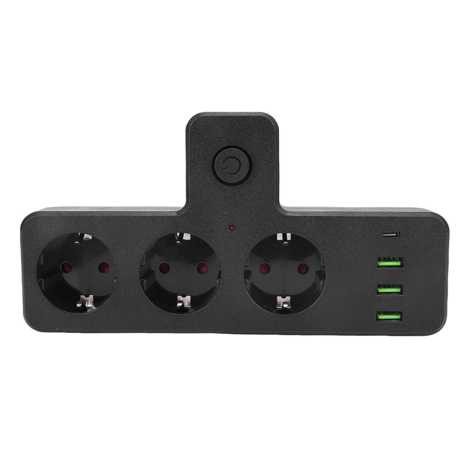 3 Outlet Extender Outlet Extender 3 AC Outlets 3 USB Ports 1 Type C Port Multi Functional Power Strip with for Home чорний
3 Outlet Extender Outlet Extender 3 AC Outlets 3 USB Ports 1 Type C Port Multi Functional Power Strip with for Home чорний
