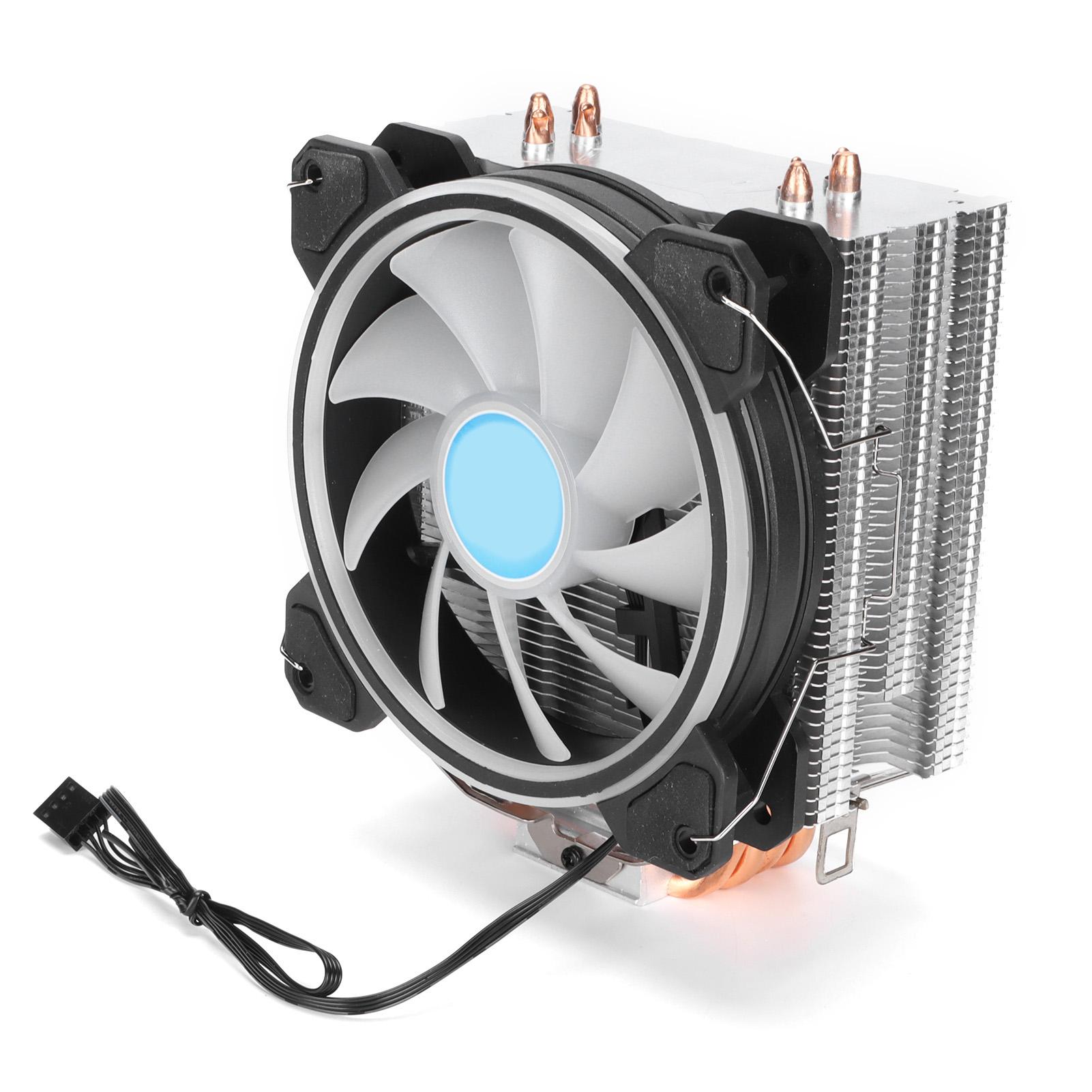 Процессорный кулер с быстрым рассеиванием тепла, чистая медь, четыре тепловые трубки, бесшумный RGB-радиатор для настольных компьютеров
Процессорный кулер с быстрым рассеиванием тепла, чистая медь, четыре тепловые трубки, бесшумный RGB-радиатор для настольных компьютеров