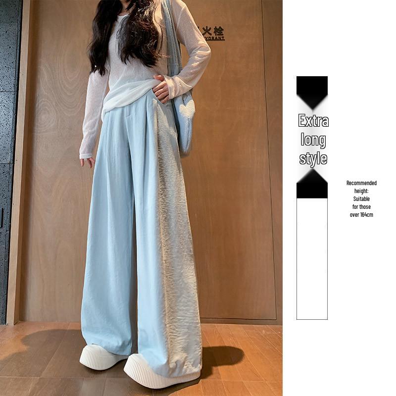 Nai Fu Shan Women s High Waist White Ice Silk Wide-Leg Pants - Spring/Summer 2026 M (for 95-110 jin)
Nai Fu Shan Women s High Waist White Ice Silk Wide-Leg Pants - Spring/Summer 2026 M (for 95-110 jin)