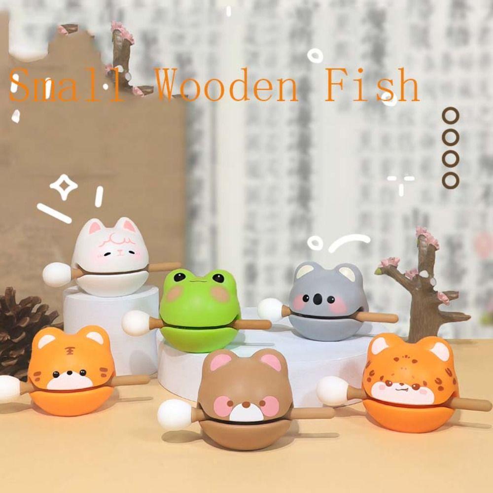Wooden Fish Small Wooden Fish Animal Shape Percussion Instrument Preschool Little tiger
Wooden Fish Small Wooden Fish Animal Shape Percussion Instrument Preschool Little tiger