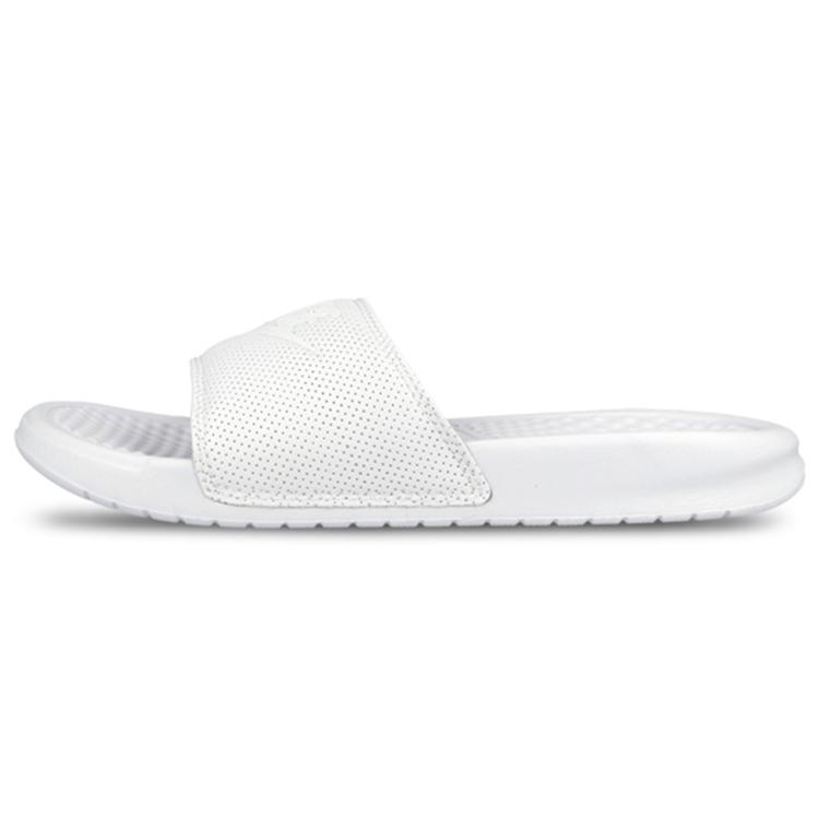 Nike Benassi JDI Rubber Sole Slide Slippers Men s White 801779-114 38.5
Nike Benassi JDI Rubber Sole Slide Slippers Men s White 801779-114 38.5