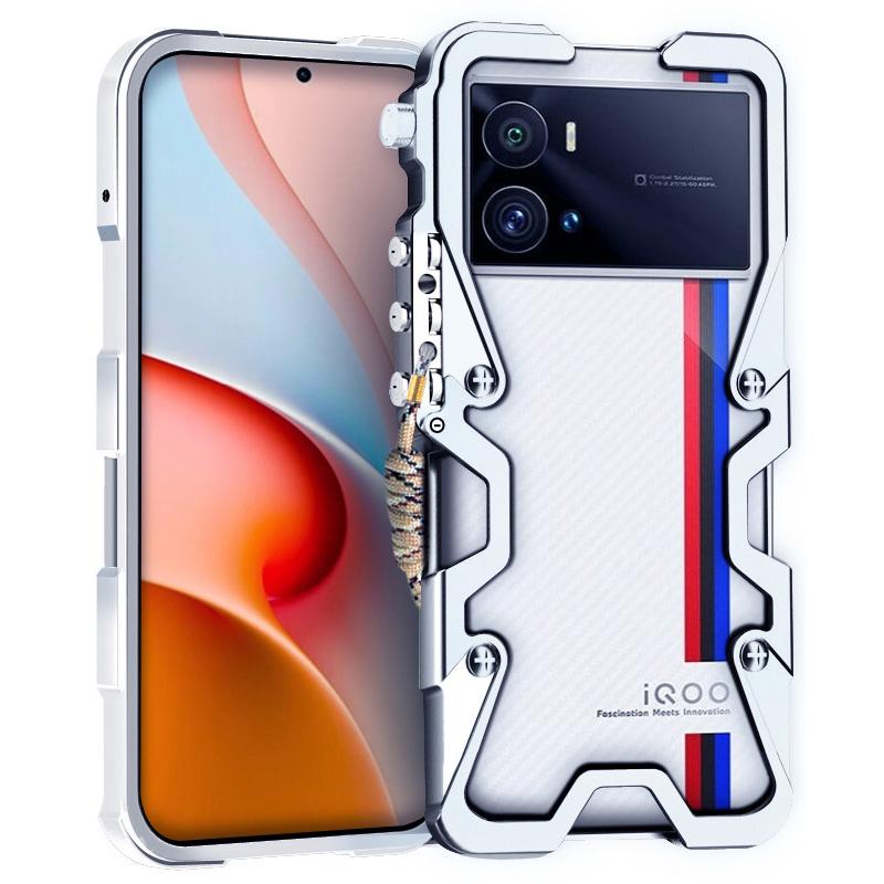For vivo iQOO 9/9 Pro/10 5G/10 Pro 5G Case Aluminium Alloy Tough Armour Phone Cover Silver
For vivo iQOO 9/9 Pro/10 5G/10 Pro 5G Case Aluminium Alloy Tough Armour Phone Cover Silver