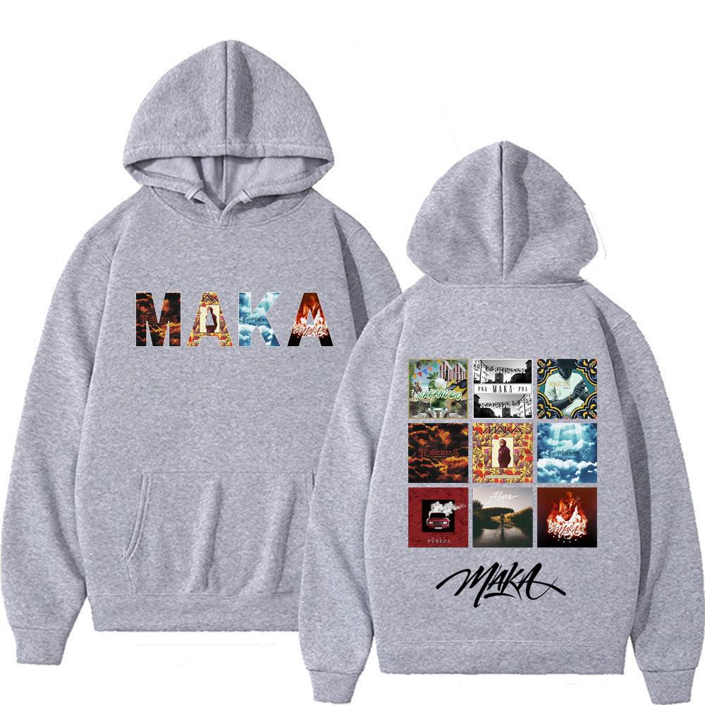 Rapper Maka Music Album Tour 2025 Cover Hoodie Men Women Harajuku Gothic Clothes Hip Hop Hoodies High Quality Street Sweatshirts 3XL
Rapper Maka Music Album Tour 2025 Cover Hoodie Men Women Harajuku Gothic Clothes Hip Hop Hoodies High Quality Street Sweatshirts 3XL