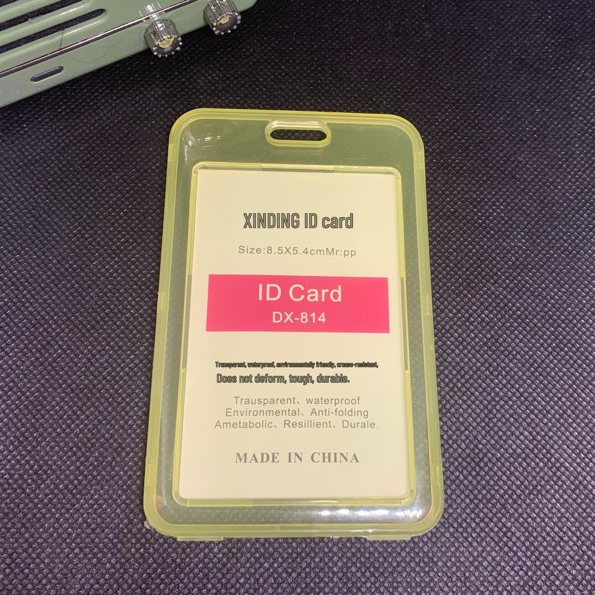 Экологичный прозрачный водонепроницаемый держатель для карт из полипропилена для выставок и студенческих удостоверений Vertical
Экологичный прозрачный водонепроницаемый держатель для карт из полипропилена для выставок и студенческих удостоверений Vertical