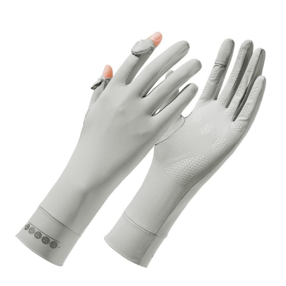 Touch Screen Ice Silk Gloves Flip Finger Riding Driving Gloves New Driving Mittens Cycling Driving темно-сірий колір
Touch Screen Ice Silk Gloves Flip Finger Riding Driving Gloves New Driving Mittens Cycling Driving темно-сірий колір