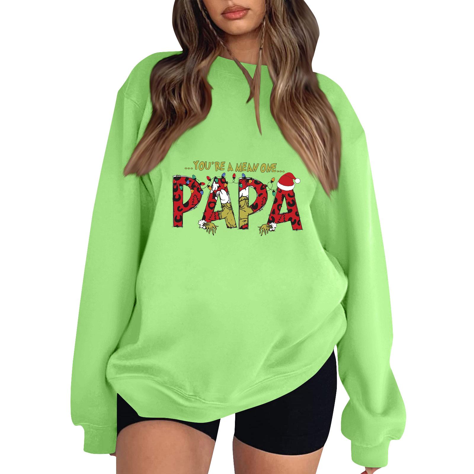 Женская модная легкая рождественская толстовка с длинным рукавом L
Женская модная легкая рождественская толстовка с длинным рукавом L