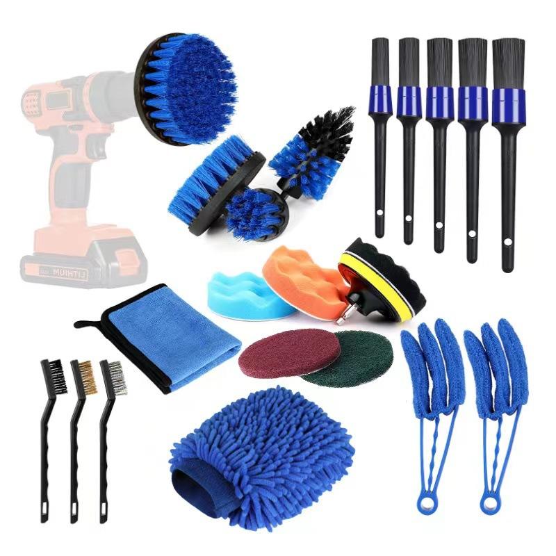 22Pcs/Set Car Cleaning Tools Kit Auto Detailing Brush Set for Cleaning Wheels,Dashboard,Interior,Exterior Type A
22Pcs/Set Car Cleaning Tools Kit Auto Detailing Brush Set for Cleaning Wheels,Dashboard,Interior,Exterior Type A