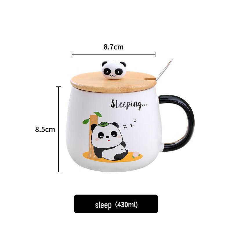 ZISIZ Ceramic Mug with Lid and Spoon
ZISIZ Ceramic Mug with Lid and Spoon