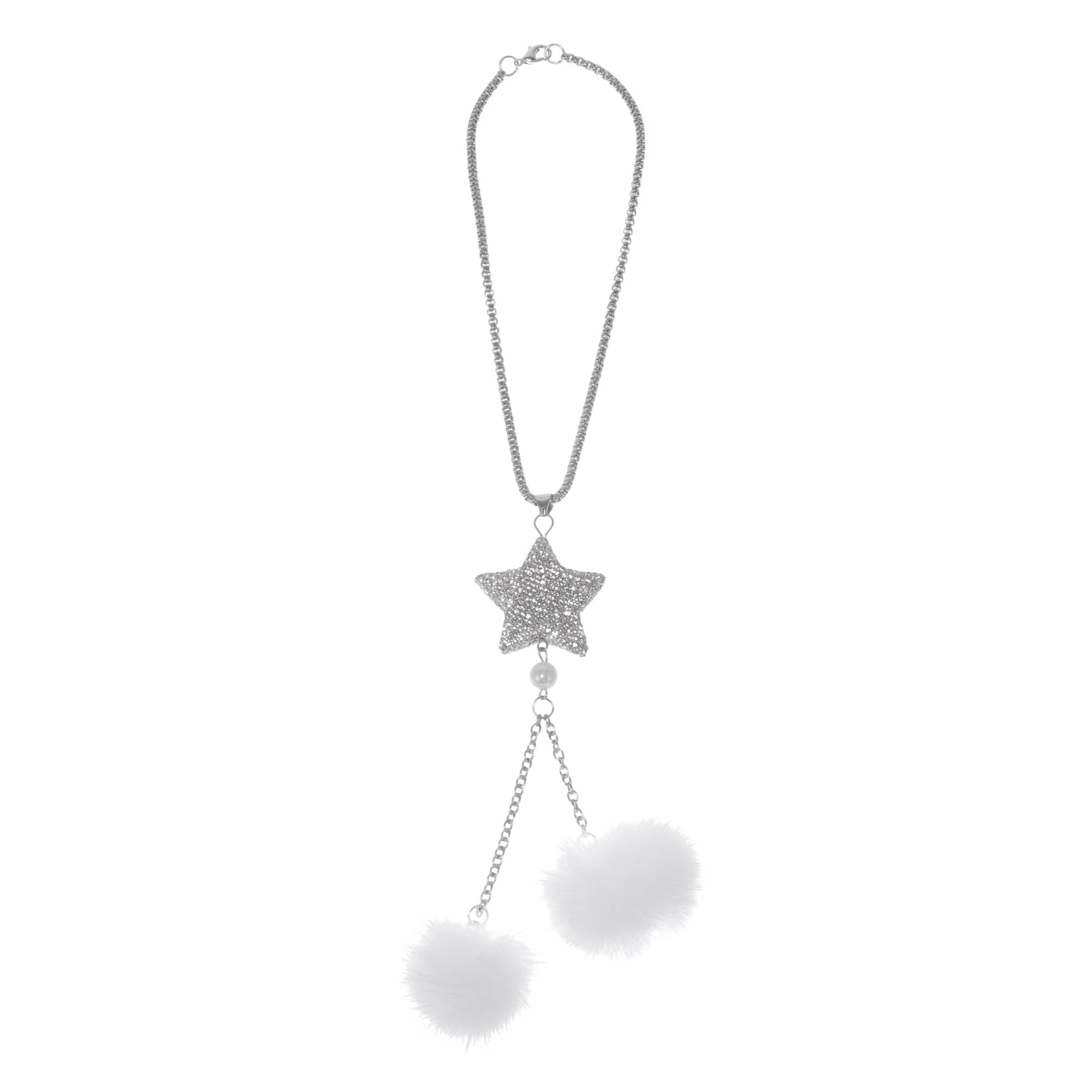 Partuto 1pc Artificial Crystal Pentagram 2 Car Seat Mirror Pendant Accessory Car Hanging Ornament White Pom-Pom білий
Partuto 1pc Artificial Crystal Pentagram 2 Car Seat Mirror Pendant Accessory Car Hanging Ornament White Pom-Pom білий