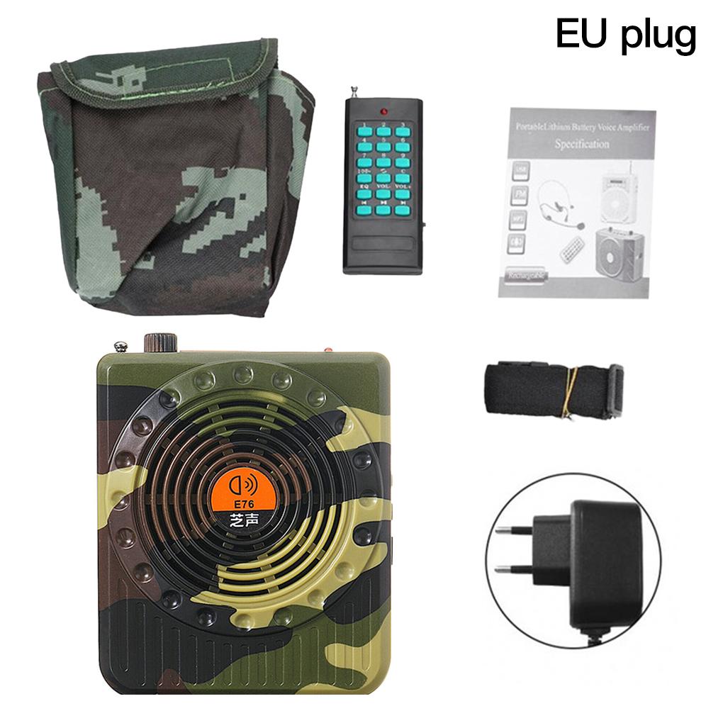 E76 Remote Remote Control Amplifier Professional Small Size Sound Amplifiers Decoy Calling Speaker Hunt Tool Sound Amplifiers
E76 Remote Remote Control Amplifier Professional Small Size Sound Amplifiers Decoy Calling Speaker Hunt Tool Sound Amplifiers