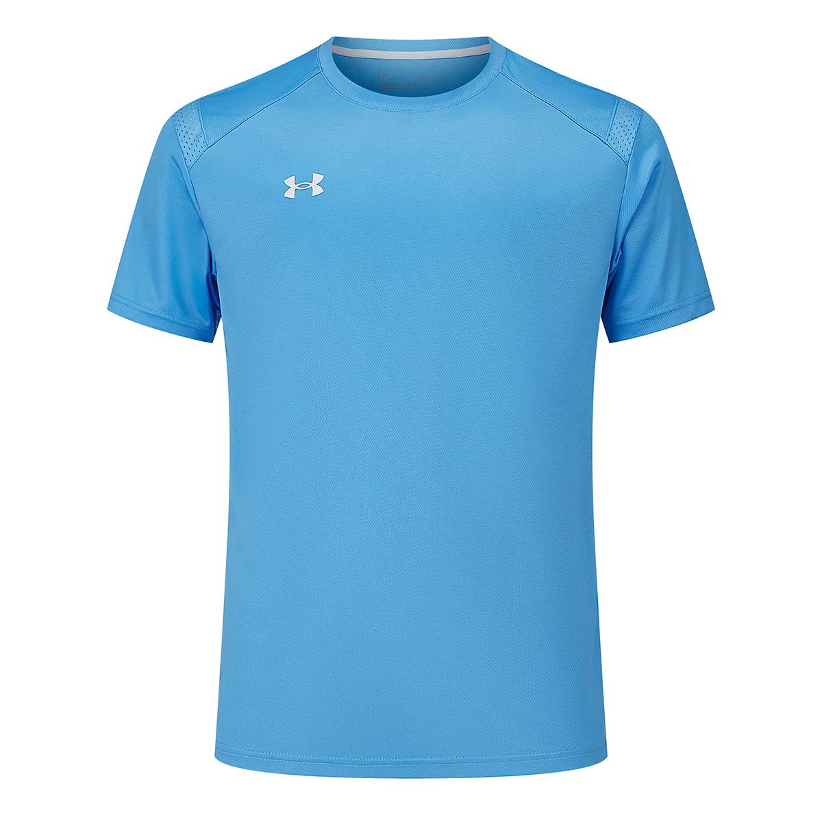 Under Armour Casual Solid Color Sports Jersey Knit Crew Neck Short Sleeve T-Shirt Unisex Tops Manchester-Blue 21500525-465 S
Under Armour Casual Solid Color Sports Jersey Knit Crew Neck Short Sleeve T-Shirt Unisex Tops Manchester-Blue 21500525-465 S