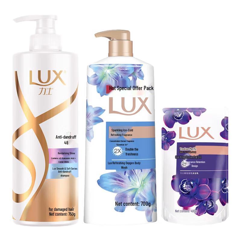 Lux Hair and Body Care Combo Set
Lux Hair and Body Care Combo Set